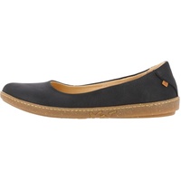 El Naturalista Damen Klassische Ballerinas Coral, Frauen Flats,Wechselfußbett,Ballerina-Schuhe,Ballett-Schuhe,Ballet-Flats,Black,38 EU / 5 UK