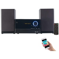 auvisio Mini Stereoanlage: Micro-Stereoanlage, CD-Player, Radio, MP3-Player, Bluetooth, 60 Watt (Mini Stereoanlage mit CD Player)