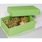 BUNTBOX 3 BUNTBOX M Geschenkboxen 1,1 l grün 17,0 x 11,0 x 6,0 cm