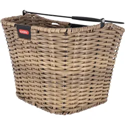 KLICKFIX Vorderradkorb Structura, 34x25x27cm,schilf/braun EINHEITSGRÖSSE