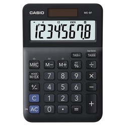 CASIO Tischrechner MS-8F schwarz