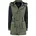 Rock Rebel by EMP Damen schwarz-olive Winterjacke mit Teddyfutter XXL - XXL