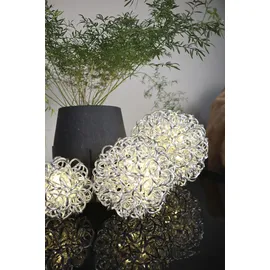 AM Design LED Kugelleuchte Aluminium Ø 10 cm 1 Stk. silberfarben