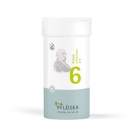 PFLÜGER Schüßler Salze Nr. 6 Kalium sulfuricum D6 - 400 Tabletten - Das Salz der Entschlackung - glutenfrei