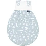 Alvi Baby-Mäxchen Außensack Animals blau 911-1, Größe:56/62