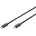 USB-C Stecker USB-C Stecker 80 Rund beidseitig verwendbarer Stecker doppelt geschirmt AK-300138-018-S