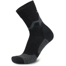 MEINDL MT3.5 Trekking Merino Light Herrensocken 2 Paar Schwarz/Grau 39-41