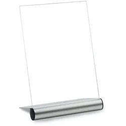 Tischaufsteller »Fendige« DIN A4, Aluminium, Acrylglas