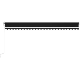 vidaXL Automatische Markise mit LED & Windsensor 600 x 300 cm anthrazit