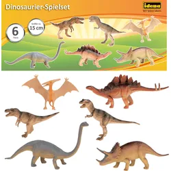 Idena Spielfiguren-Set Dinosaurier 15cm 6teilig
