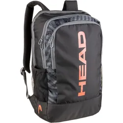 HEAD Base 17L Tennisrucksack in black-orange, Größe Einheitsgröße - schwarz