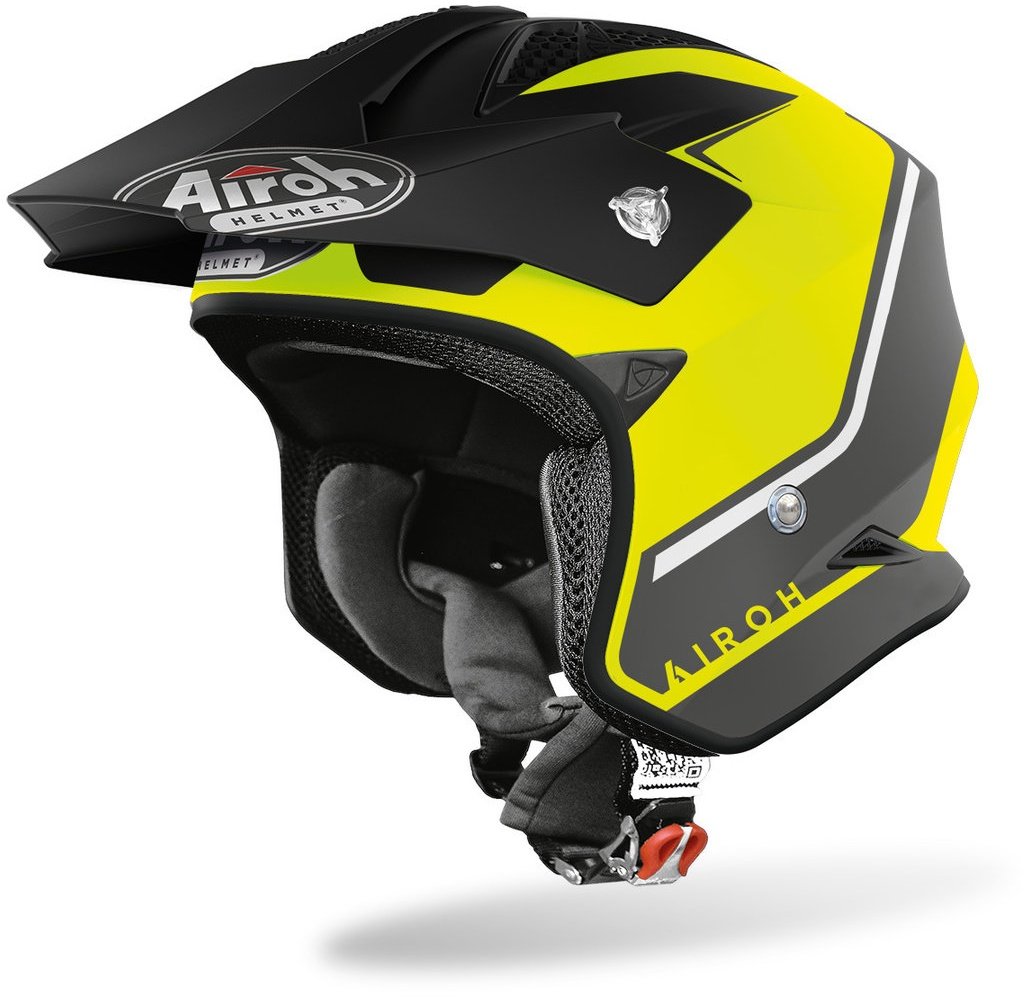 Airoh TRR S Keen Trial Jet Helm, geel, XL