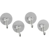 Wenko Osimo Haken 4er Set Silber