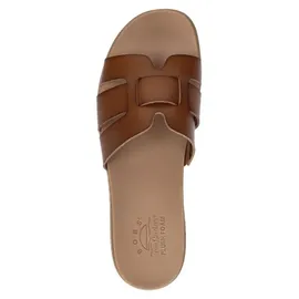 SKECHERS Desert Kiss Low Peak Look Schiebe-Sandalen, Chestnut, 37