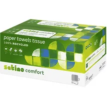 Satino by wepa Papierhandtücher 277280 comfort Lagen-Falzung 2-lagig 2.304 Tücher