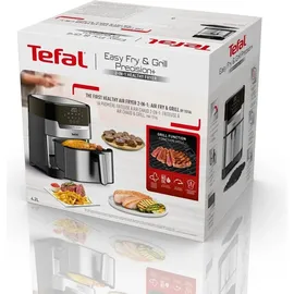 Tefal Easy Fry & Grill Deluxe EY505D edelstahl