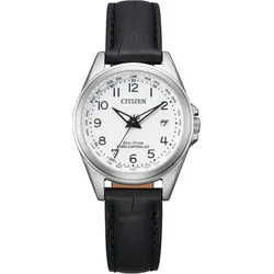Citizen Funkuhren Eco-Drive EC1180-14A - weiß,schwarz - 29mm