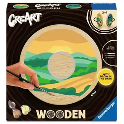 Ravensburger Spiel CreArt, Malen nach Zahlen Wooden - Hills