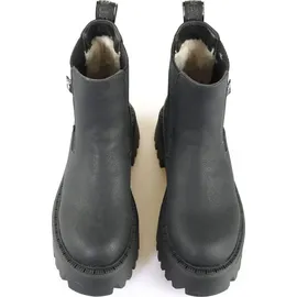 Buffalo Aspen Chelsea Damenlederstiefel In Schwarz - EUR 40 - 40 EU