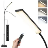 VASAGLE Stehlampe, Stehleuchte, Leselampe, 15 Watt