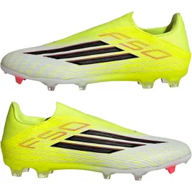 adidas F50 League Laceless FG/MG Team Solar Yellow 2 / Core Black / Lucid Red 40