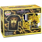 Funko Pop! & Tee: Spider-Man: NWH - Electro - Leuchtet Im Dunkeln - Large - (L) - Marvel - T-Shirt - Kleidung mit Vinyl-Sammelfigur - Geschenkidee - Spielzeug und Kurzärmeliges Top Männer