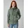 Ragwear Sweatjacke RYLIE PRINT ZIP O aus Baumwollmischung, normale Passform, mit Reißverschluss grün S (36)