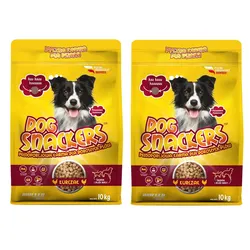 Hundefutter Dog Snackers mit Huhn (mittlere und große Rassen) 2x10 kg
