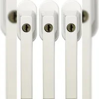 ABUS FG110 abschließbarer Fenstergriff 3er Set weiß