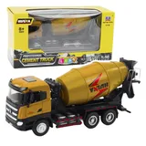 Huina Spielzeug-Boot Betonmischer Baufahrzeug Metall Khaki 1:50