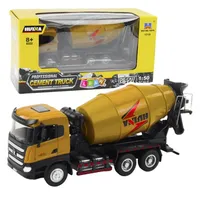 Huina Spielzeug-Boot Betonmischer Baufahrzeug Metall Khaki 1:50