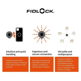 Fidlock iPhone 13 Pro Handyhülle schwarz