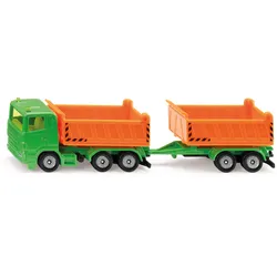 LKW mit Kippmulde und Kippanhänger