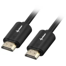 Sharkoon HDMI-Kabel 4K HDMI Stecker HDMI Stecker 2 m Schwarz