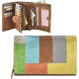 Mika Geldbörse Damen Portemonnaie mehrfarbig