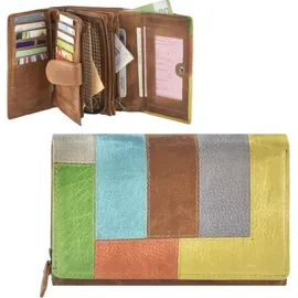 Mika Geldbörse Damen Portemonnaie mehrfarbig