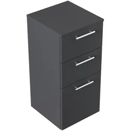 Posseik Midischrank 35,2 x 75 x 36,8 cm Grafit