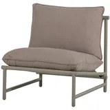 Woood Elvo Gartensessel 82 x 75 x 75 cm beige