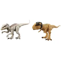 Jurassic World Indominus Rex - Interaktives Dinosaurier-Spielzeug & C World Jagen Und Zermalmen Tyrannosaurus-Rex