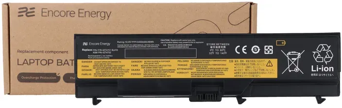 Encore Energy Akku für Lenovo ThinkPad L412 L420 L510 L520 T410 T420 T510 T520 W510 10,8V 4400mAh SL410 42T4752