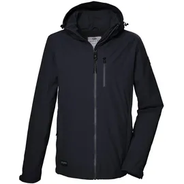 G.I.G.A. DX by killtec Softshelljacke »GS 82 MN SFTSHLL JCKT«, Wasserabweisende, winddichte Herrenjacke mit abnehmbarer Kapuze G.I.G.A. DX by killtec navy