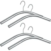Wenko Kleiderbügel Dry silber, 4 St.