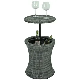 Garden Pleasure Mumbai Gartentisch Ø 45 x 85 cm dunkelgrau