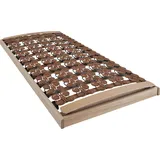 Tellerlattenrost BIRKENSTOCK "Birko Balance NV", braun, B:100cm H:10cm L:200cm, Lattenroste