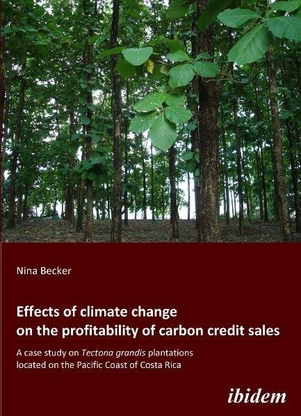 Effects Of Climate Change On The Profitability Of Carbon Credit Sales - Nina Becker  Kartoniert (TB)