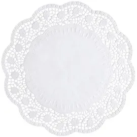 Papstar Tortenspitzen rund weiß Ø 20,0 cm, 100 St.