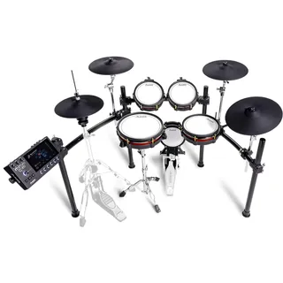 Alesis Strata Core E Schlagzeug mit Touchscreen, Triple Zone Becken, Active Magnetic Hi-Hat, Dual Zone Mesh Heads, 8" Kick, 144K Multikanal-Samples