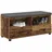 vidaXL Flurbank mit Kissen mit Schubladen 100 x 38 x 46 cm Altholz