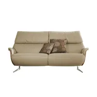 himolla Ledersofa ¦ beige ¦ Maße (cm): B: 217 H: 106 T: 92