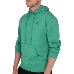 Fruit of the Loom Fruit of the Loom Kapuzen-Sweat mit kleinem kleinem Vintage-Logo, retro grün meliert, S